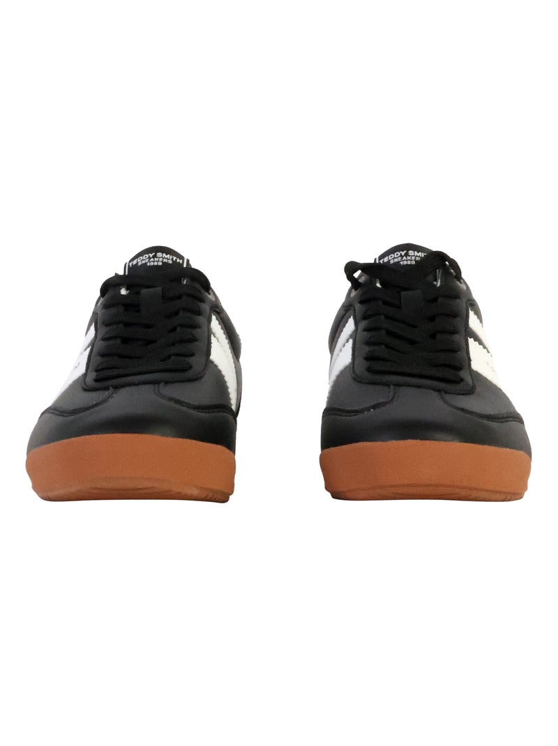 Basket à Lacets Teddy Smith Noir - Kiabi