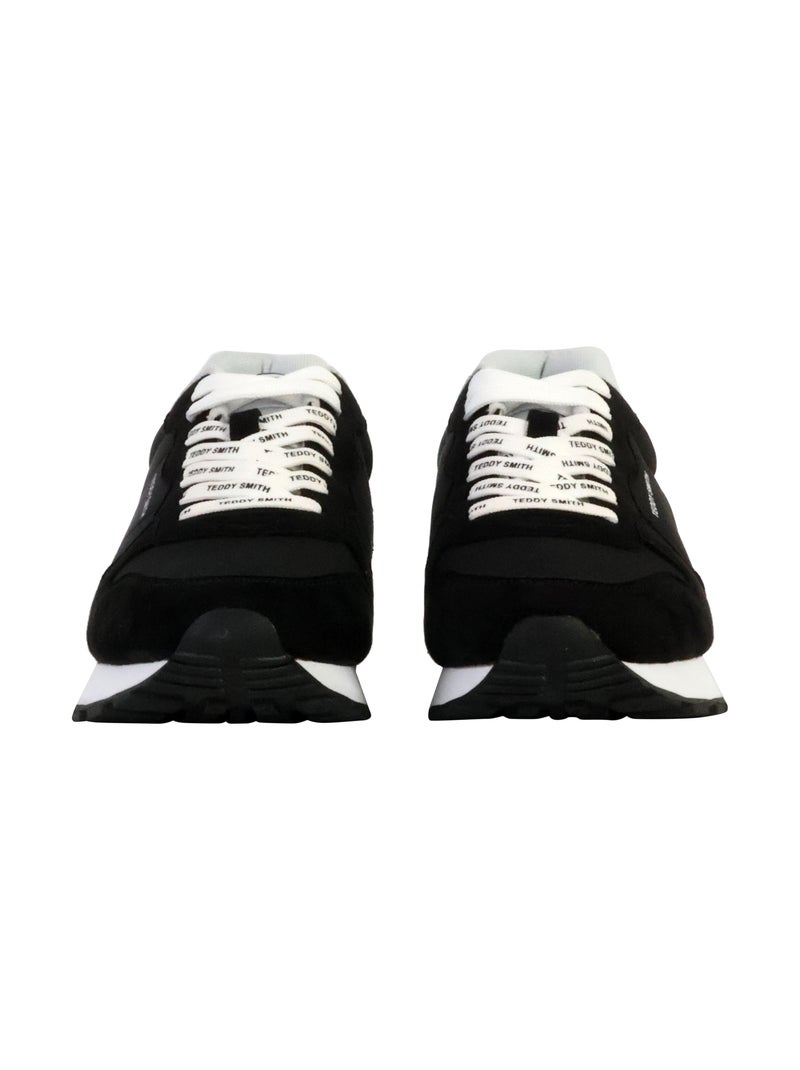 Basket à Lacets Teddy Smith Noir - Kiabi