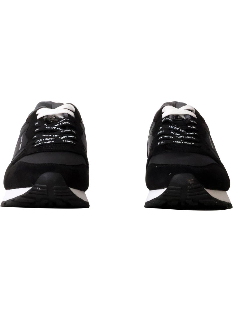 Basket  à Lacets Teddy Smith Noir - Kiabi