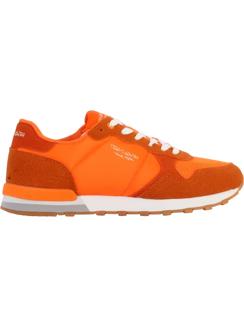 Basket à Lacets Teddy Smith Orange - Kiabi