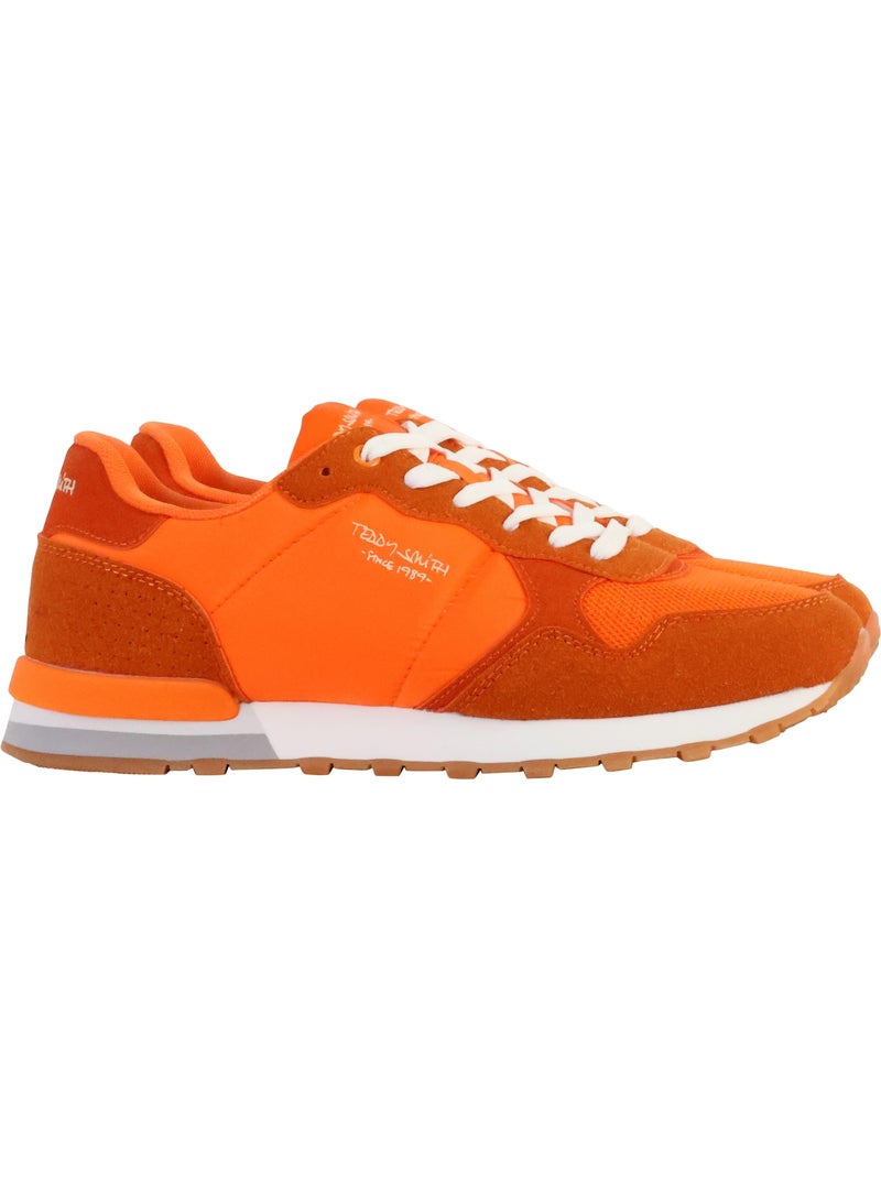 Basket à Lacets Teddy Smith Orange - Kiabi