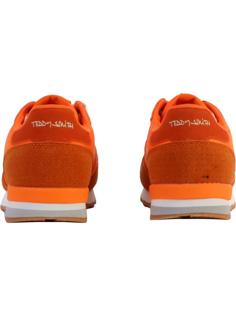 Basket à Lacets Teddy Smith Orange - Kiabi