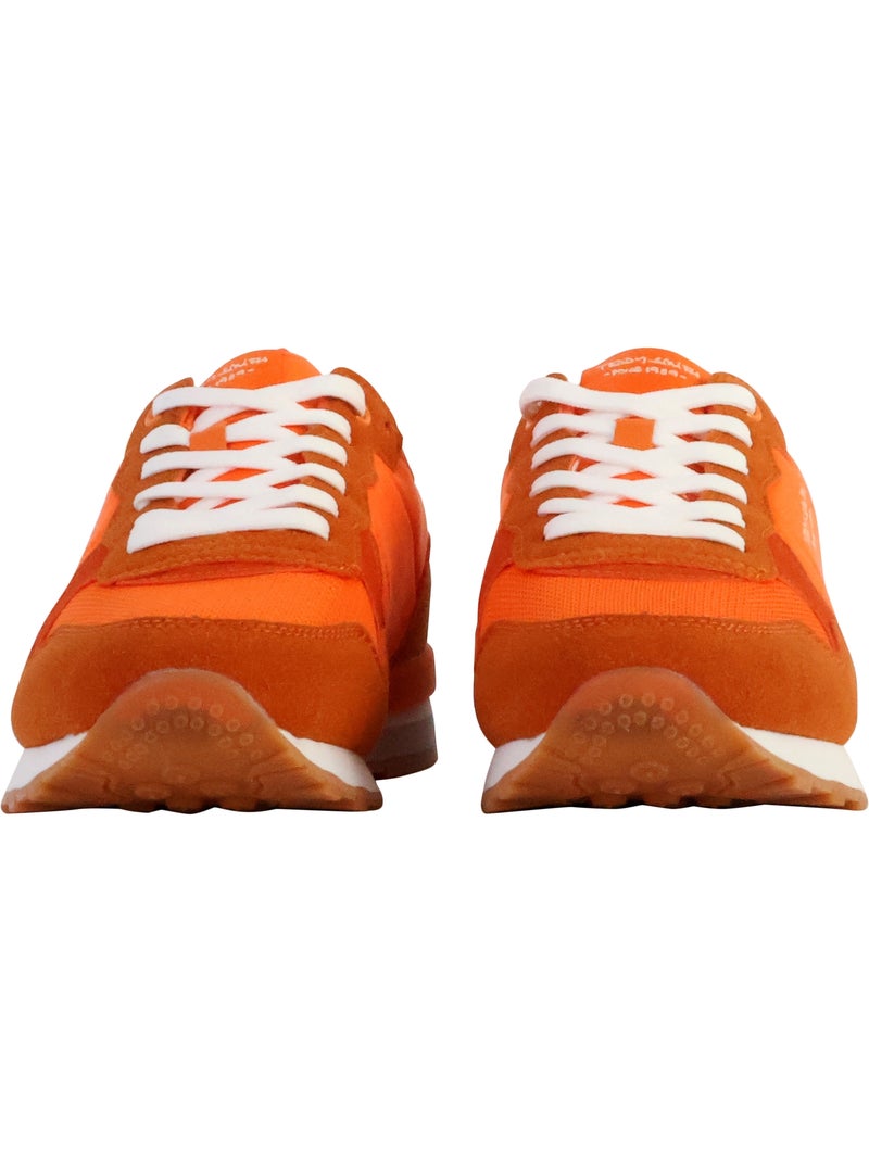 Basket à Lacets Teddy Smith Orange - Kiabi