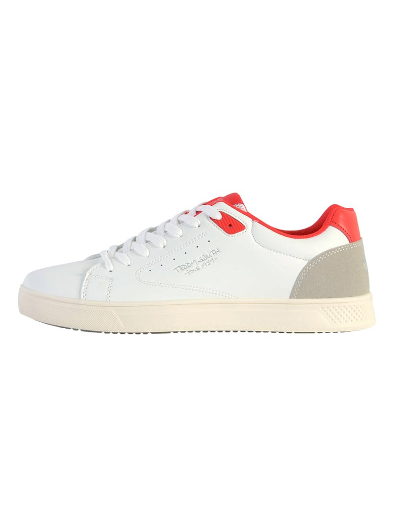 Basket à Lacets Teddy Smith Z.C Rouge - Kiabi