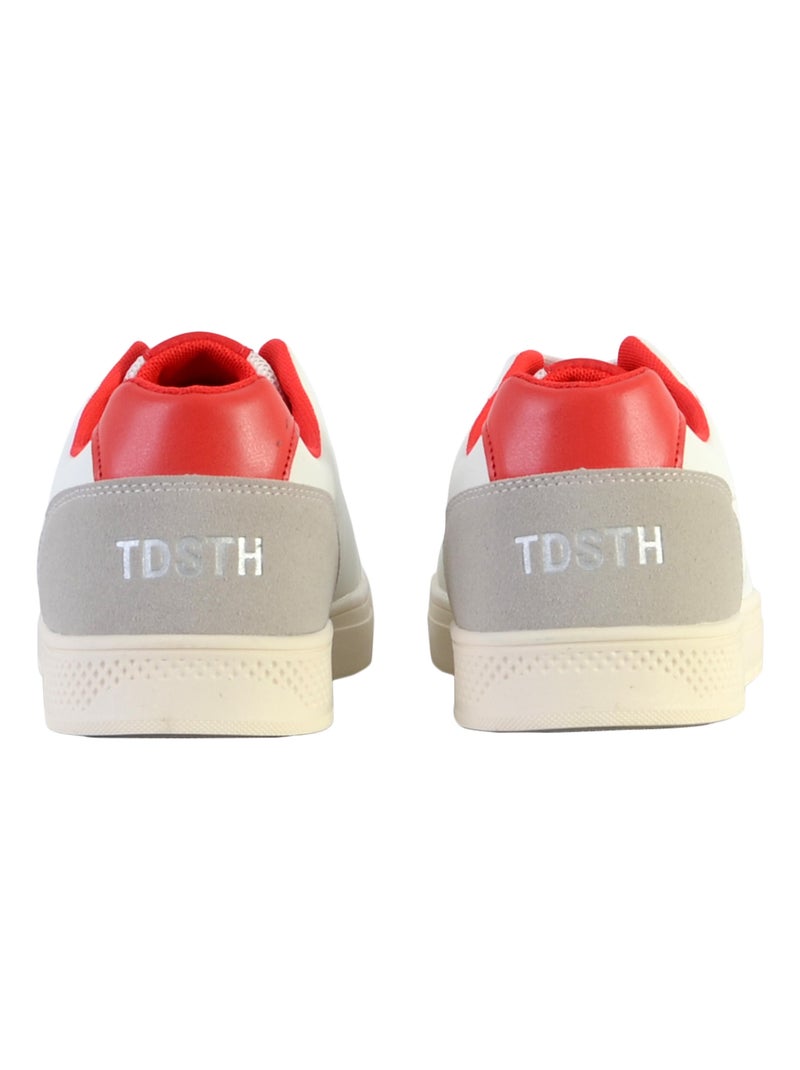 Basket à Lacets Teddy Smith Z.C Rouge - Kiabi