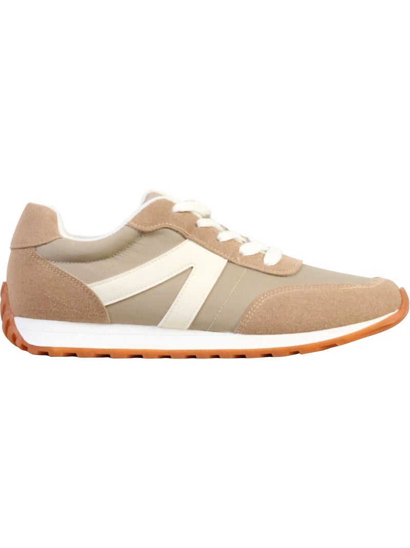 Basket à Lacets The Divine Factory Beige - Kiabi
