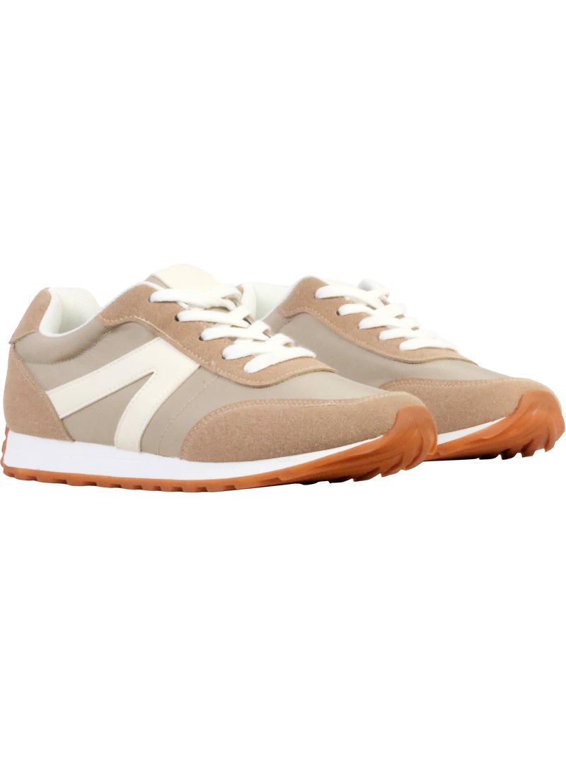 Basket à Lacets The Divine Factory Beige - Kiabi