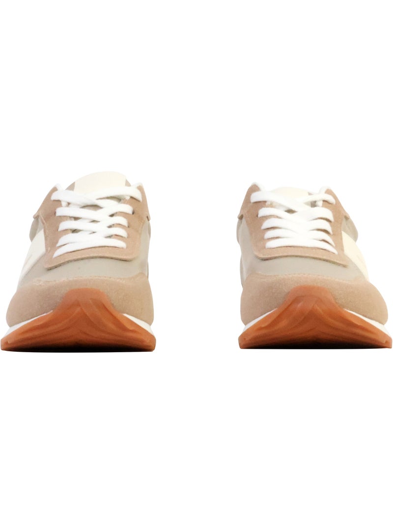 Basket à Lacets The Divine Factory Beige - Kiabi