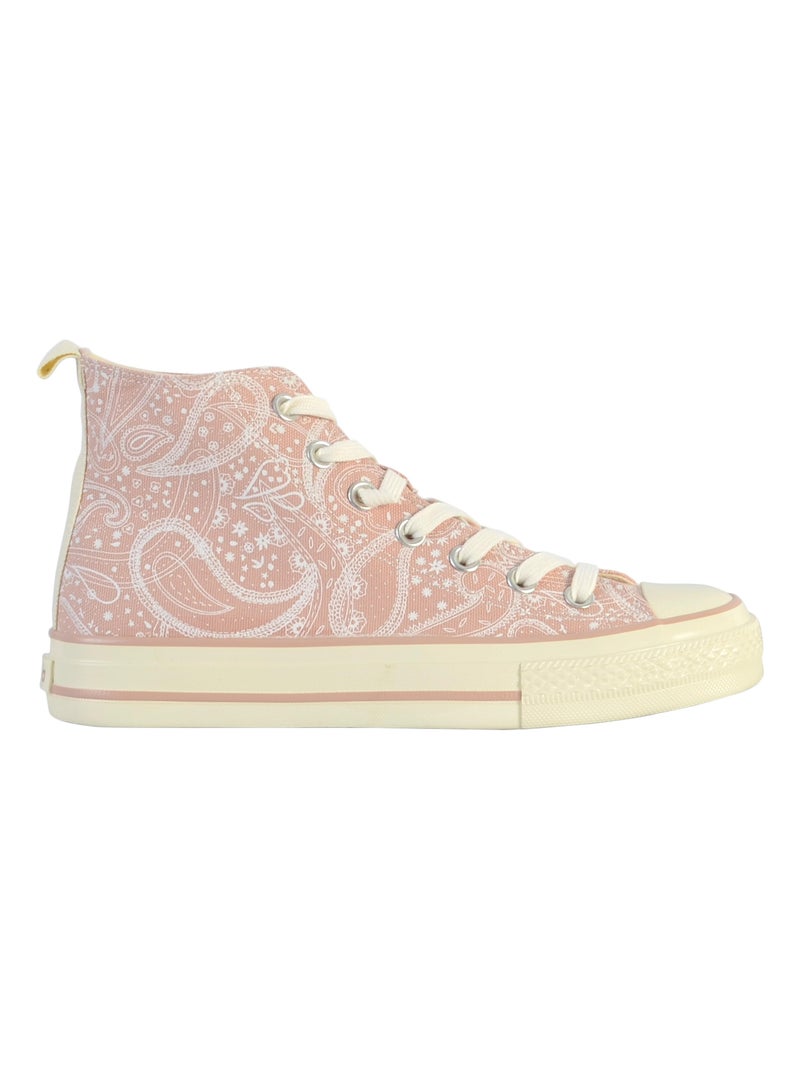Basket à Lacets Victoria Beige - Kiabi