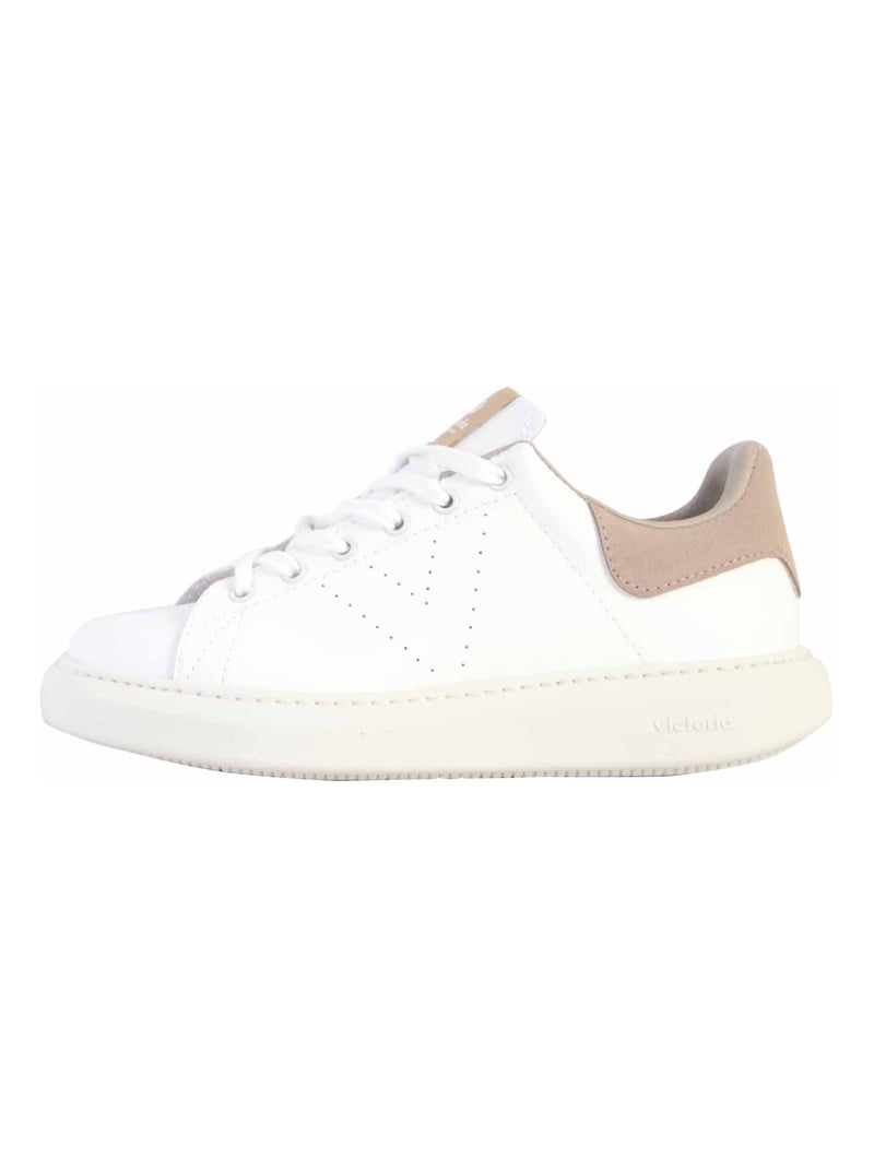 Basket à Lacets Victoria Beige - Kiabi