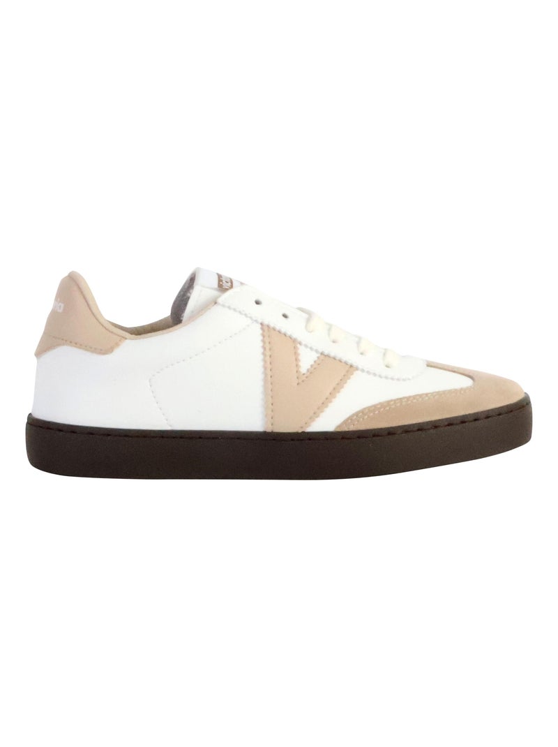 Basket à Lacets Victoria Beige - Kiabi