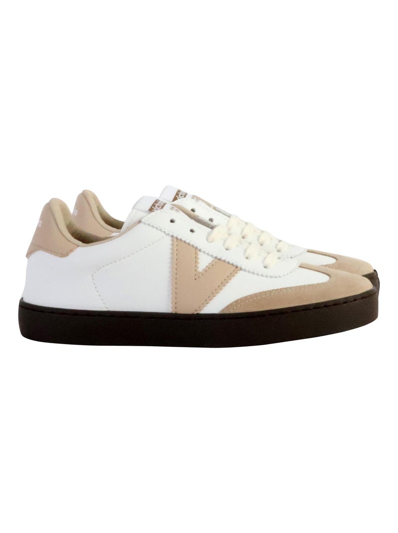 Basket à Lacets Victoria Beige - Kiabi