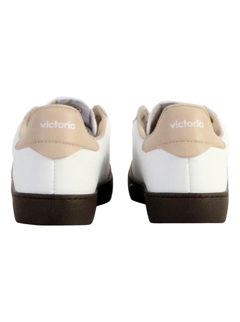 Basket à Lacets Victoria Beige - Kiabi