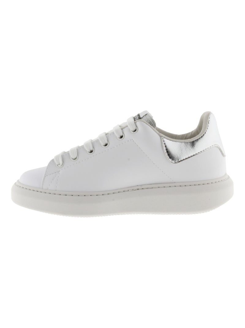 Basket à Lacets Victoria Blanc Doré - Kiabi