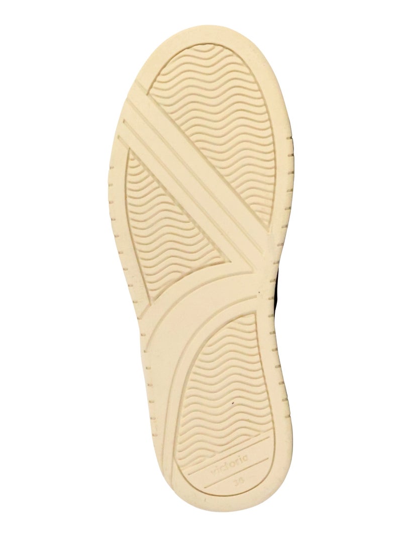 Basket à Lacets Victoria Blanc Doré - Kiabi