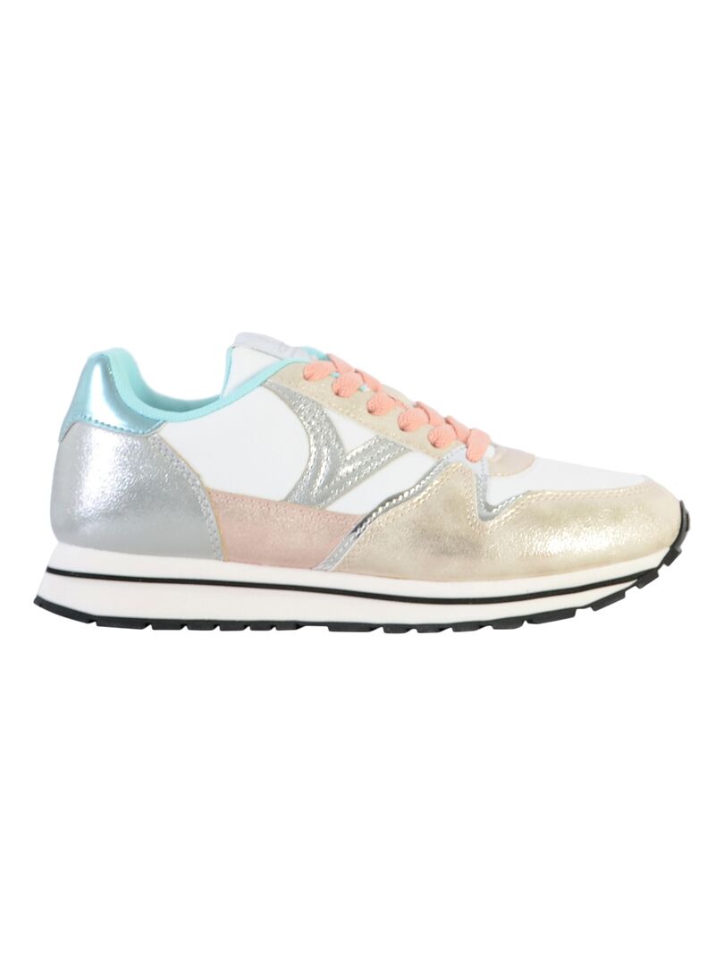 Basket à Lacets Victoria Multicolore - Kiabi