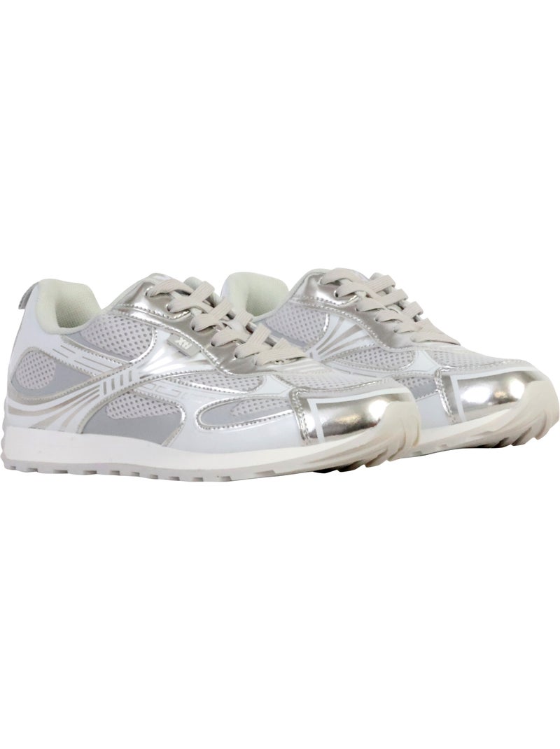 Basket à Lacets Xti Blanc Gris Noir - Kiabi