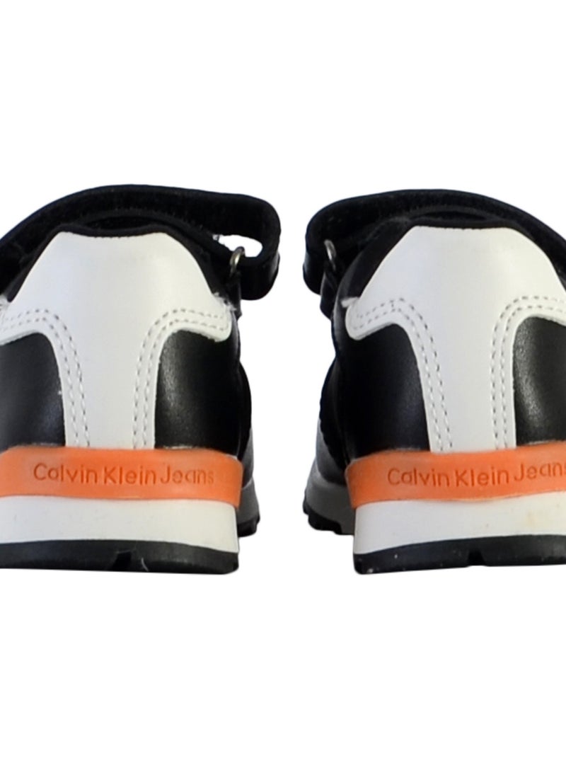 Basket à Scratch Calvin Klein Jeans Enfant Low Cut Lace-Up Noir - Kiabi