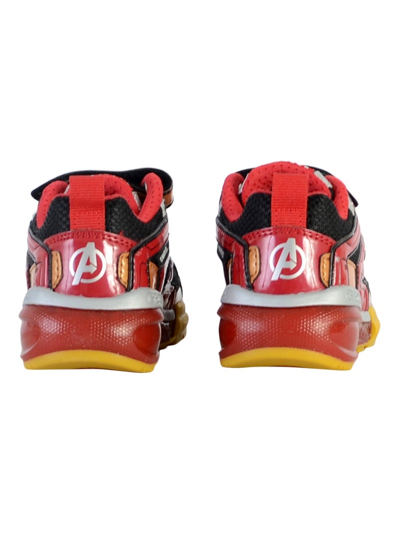 Basket à Scratch Enfant Geox Bayonic Noir Rouge - Kiabi