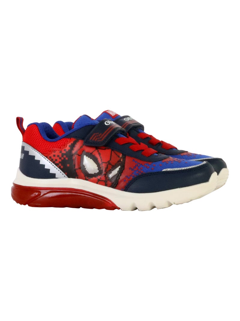 Basket à Scratch Enfant Geox Ciberdron Bleu marine - Kiabi