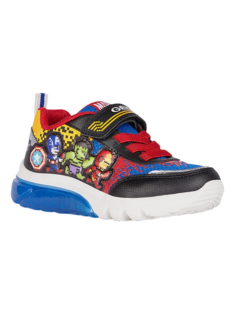 Basket à Scratch Enfant Geox Ciberdron Noir - Kiabi