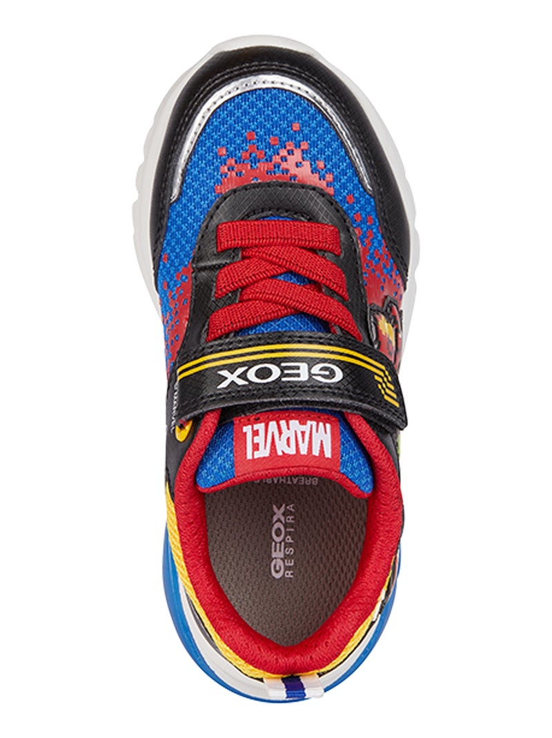 Basket à Scratch Enfant Geox Ciberdron Noir - Kiabi