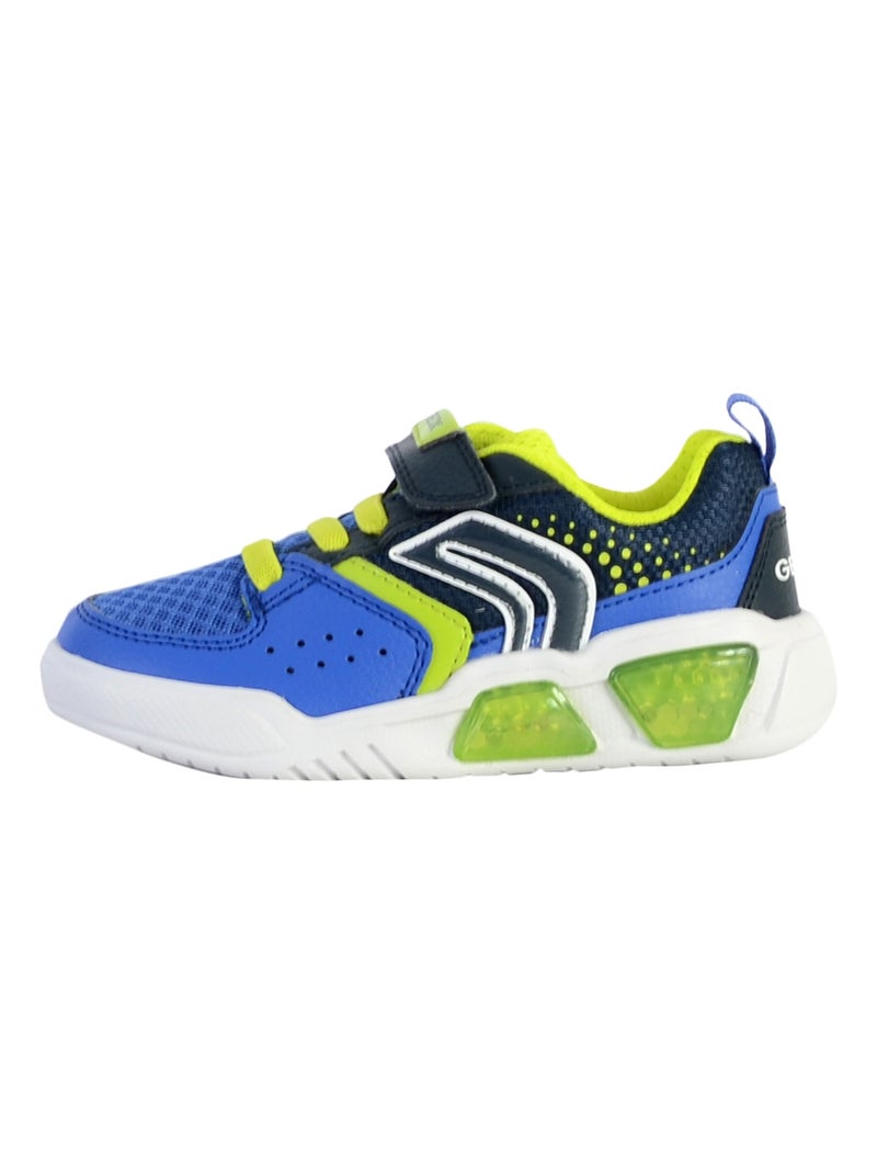 Basket à Scratch Enfant Geox Illuminus* Vert - Kiabi