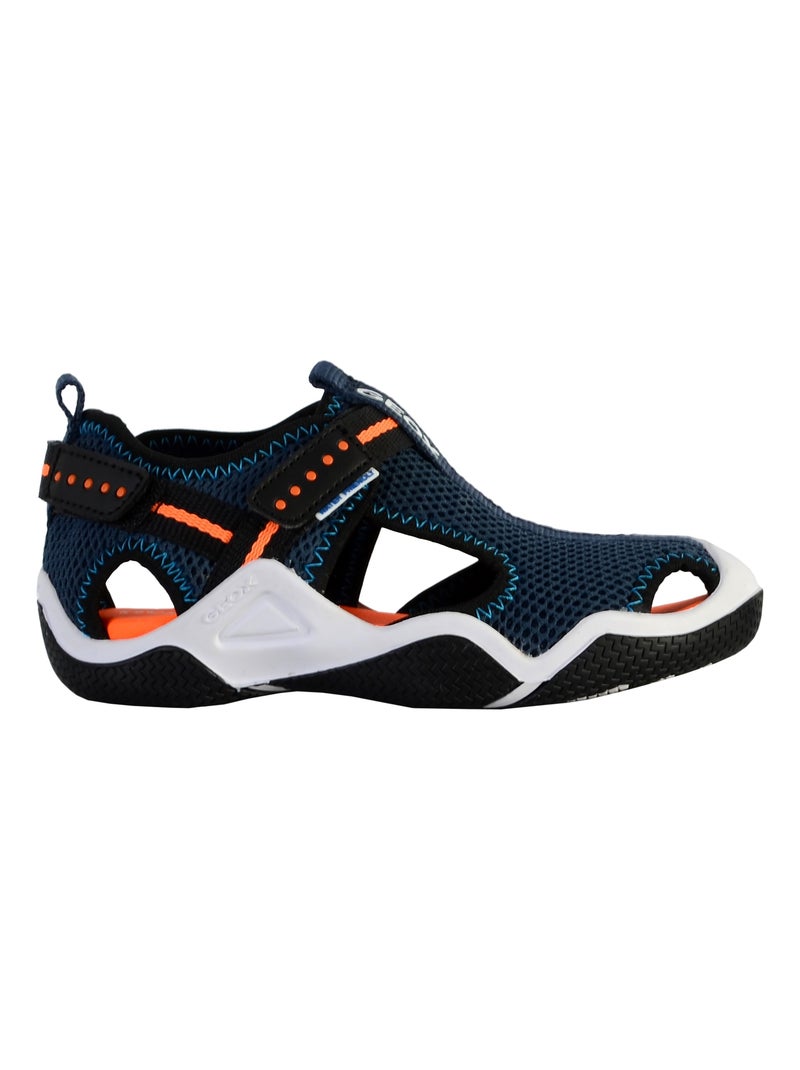 Basket à Scratch Enfant Geox Wader Bleu - Kiabi