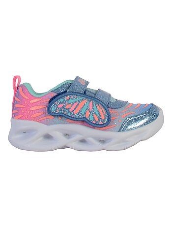 Basket À Scratch Enfant Skechers S Lights- Twisty Brights