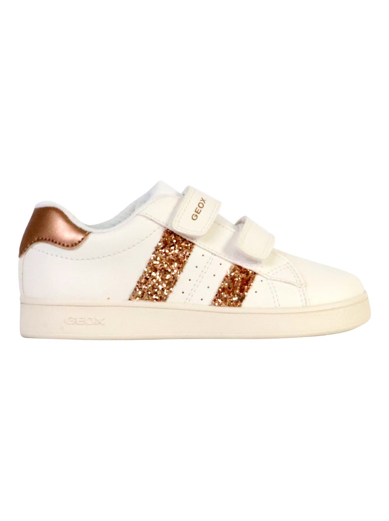 Basket à Scratch Junior Geox Eclyper Blanc - Kiabi