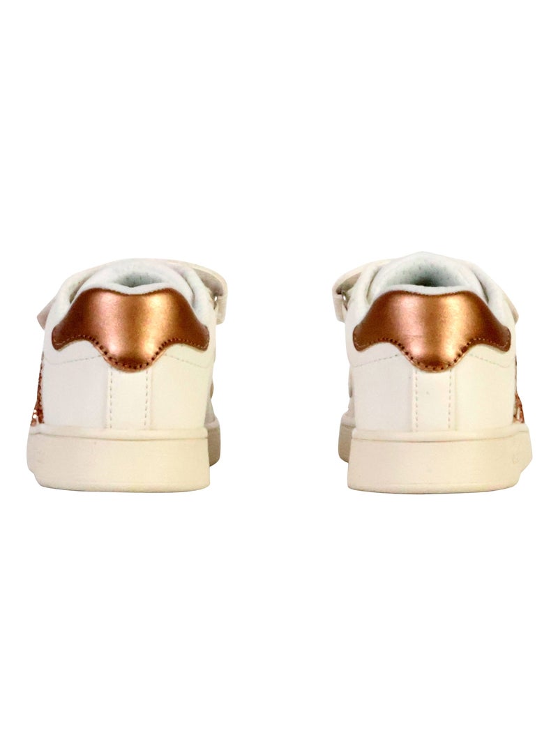 Basket à Scratch Junior Geox Eclyper Blanc - Kiabi