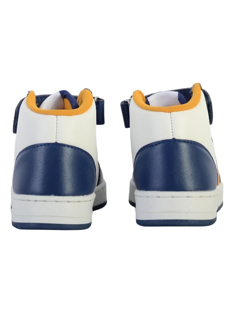 Basket à Scratch Montante Enfant Victoria Bleu - Kiabi