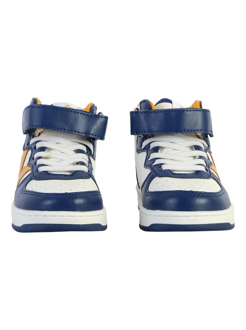 Basket à Scratch Montante Enfant Victoria Bleu Enfant