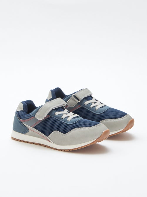 Basket à scratch multicolore en mesh - Kiabi