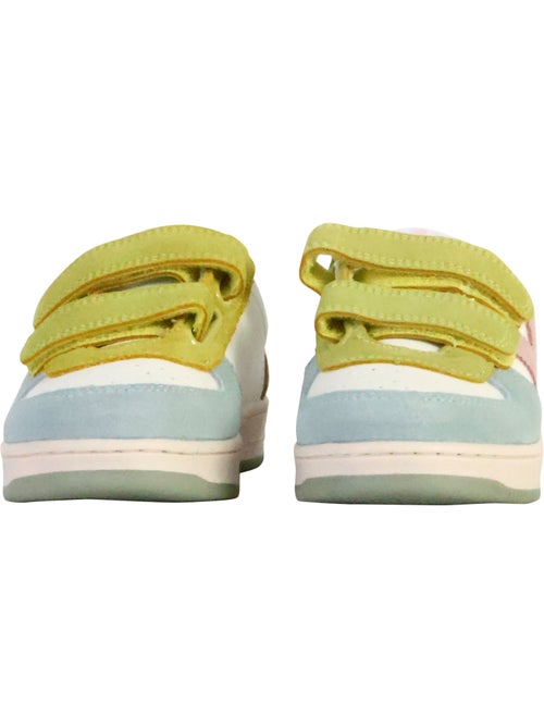 Basket à Scratch Pour Enfant Tiempo Scratch Cuir Fendu Multicolore - Kiabi Basket à Scratch Pour Enfant Tiempo Scratch Cuir Fendu Multicolore - Kiabi