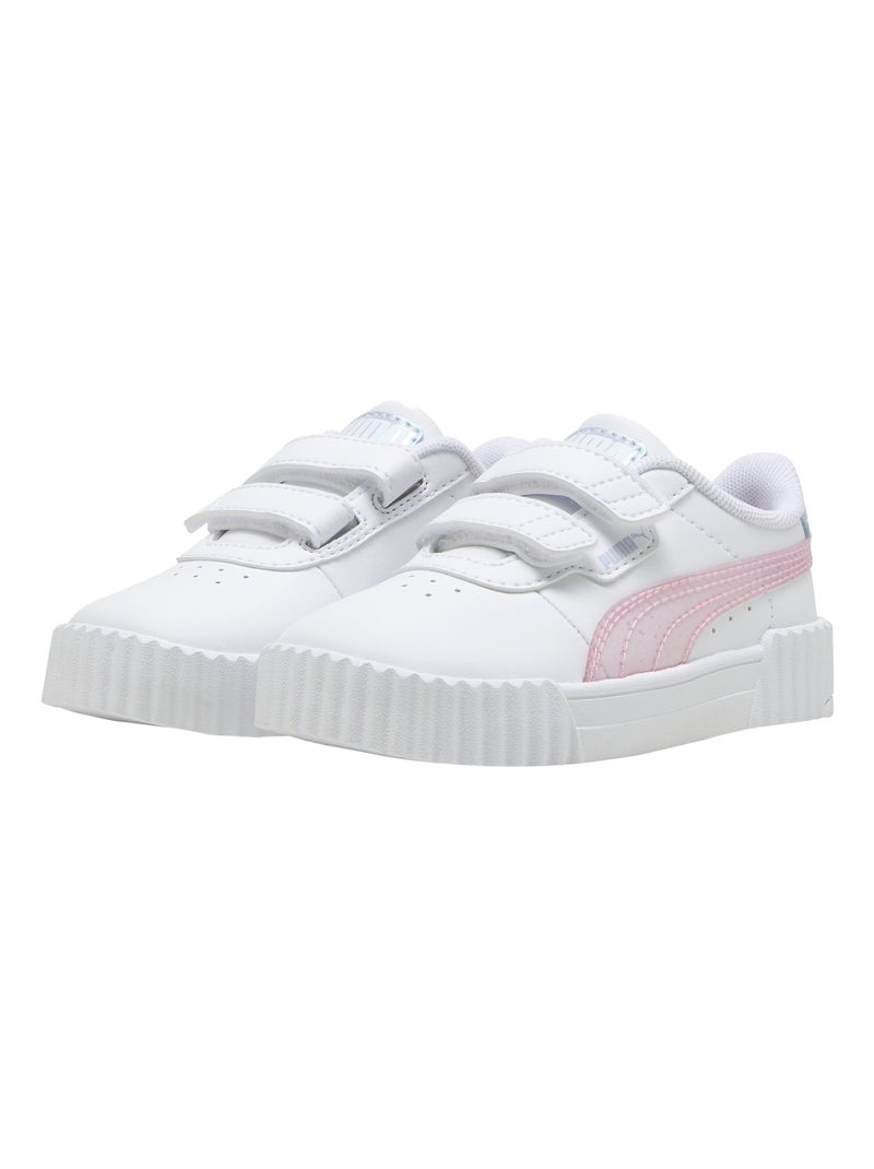 Basket à Scratches Enfant Puma Carina 3.0 Blurry Dreams V inf Blanc - Kiabi