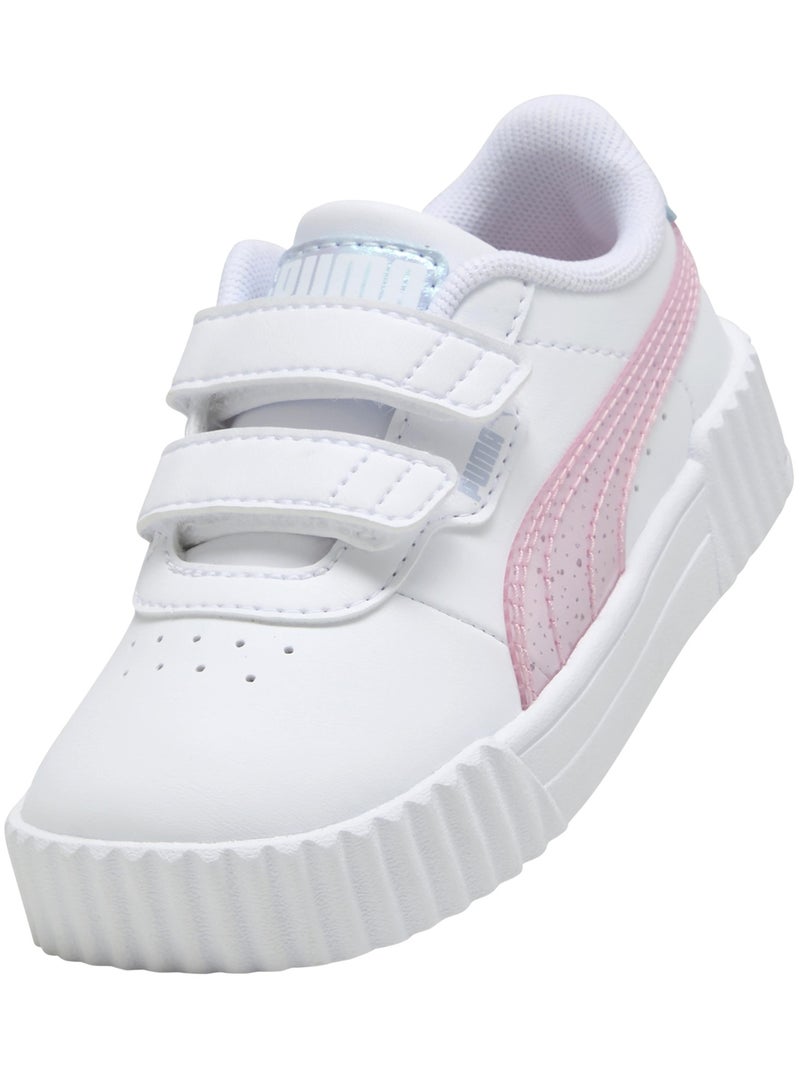 Basket à Scratches Enfant Puma Carina 3.0 Blurry Dreams V inf Blanc - Kiabi