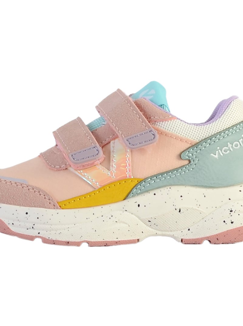 Basket À Scratchs Enfant Victoria 151100 Rose - Kiabi