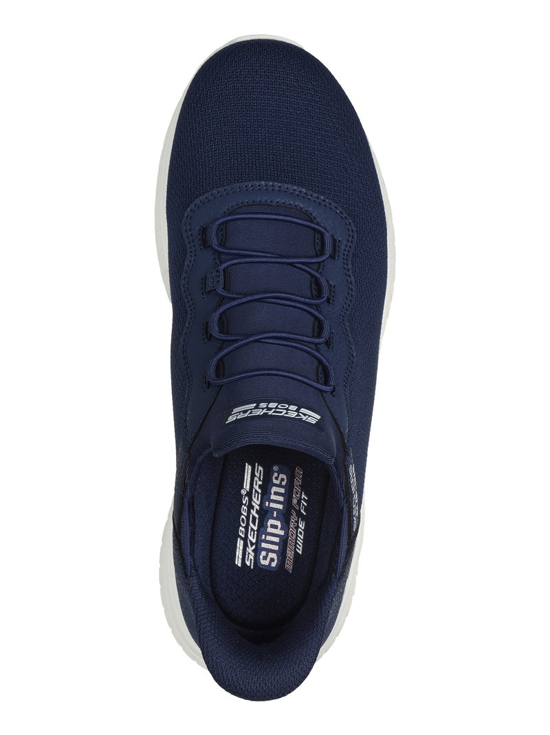 Basket Basse à Enfiler Skechers Bobs Squad Chaos Daily Hype Bleu marine - Kiabi