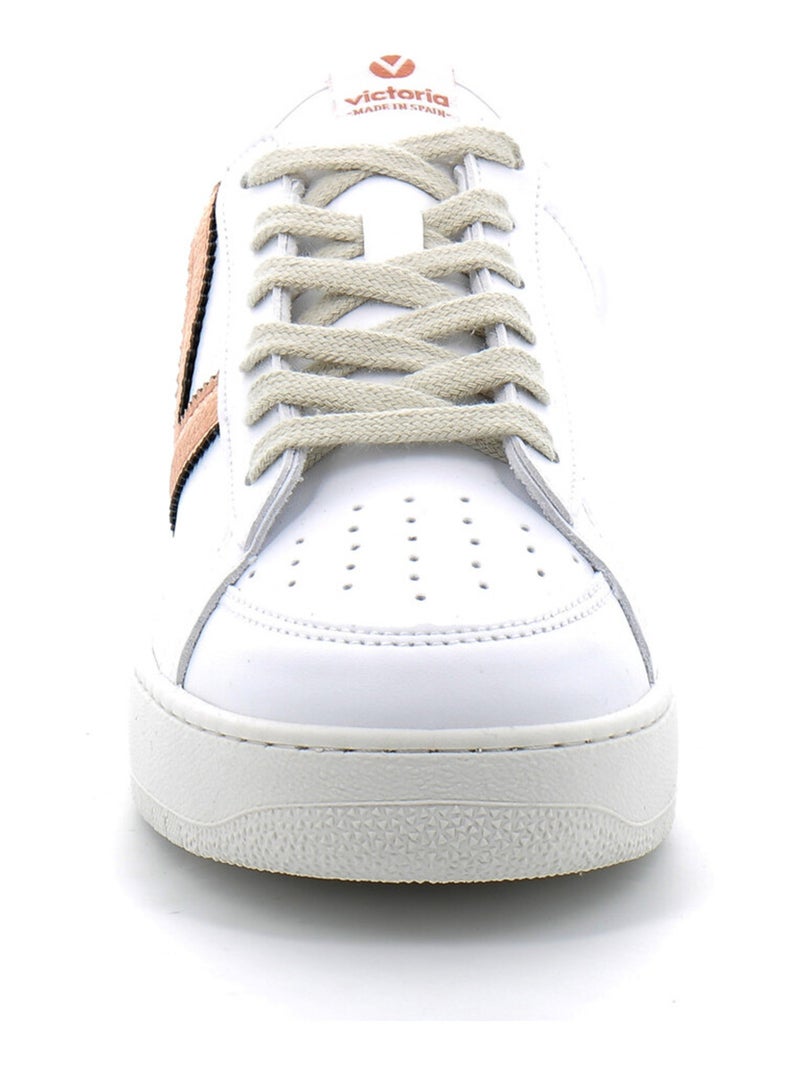 Basket Basse à Lacet Pour Femme Beige - Kiabi