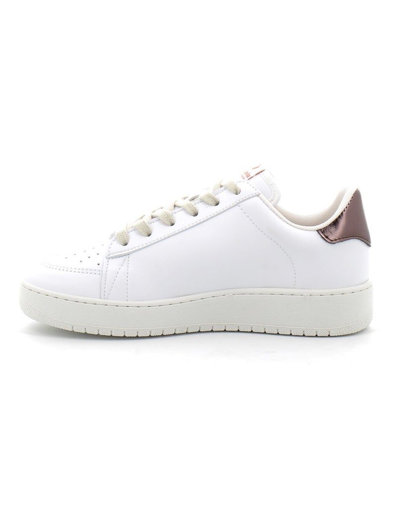Basket Basse à Lacet Pour Femme Beige - Kiabi
