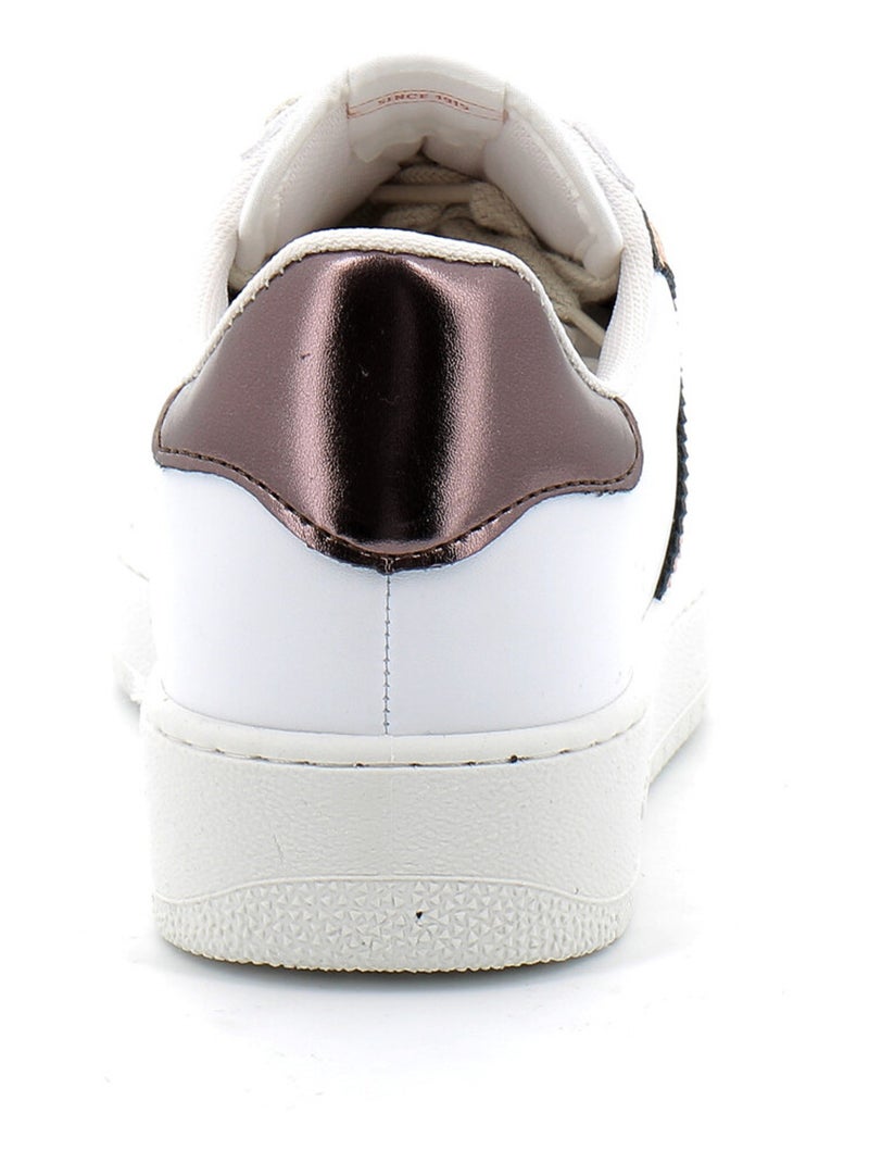 Basket Basse à Lacet Pour Femme Beige - Kiabi