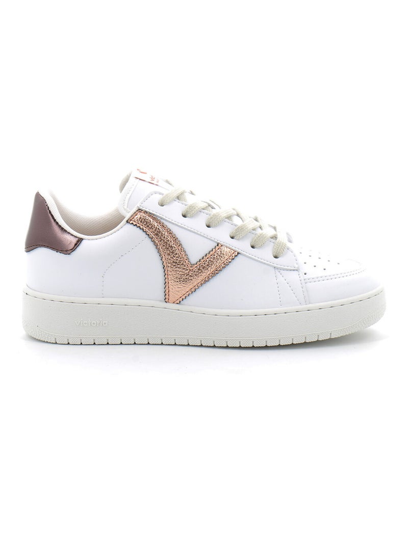 Basket Basse à Lacet Pour Femme Beige - Kiabi