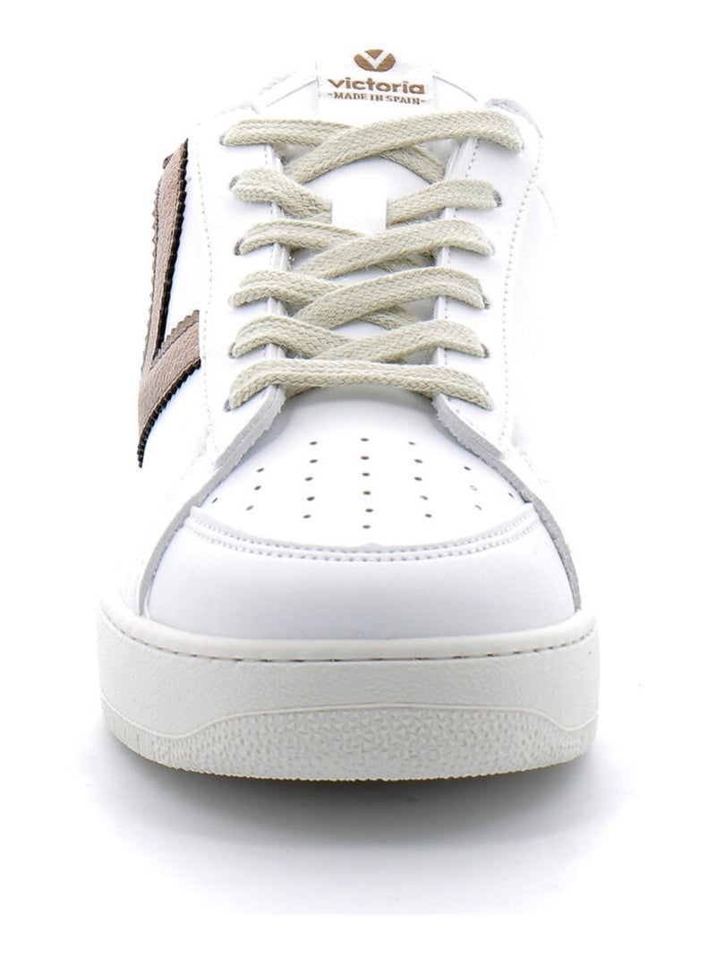 Basket Basse à Lacet Pour Femme Blanc - Kiabi