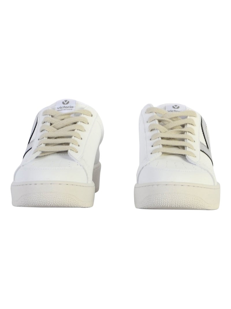 Basket Basse à Lacet Pour Femme Blanc - Kiabi