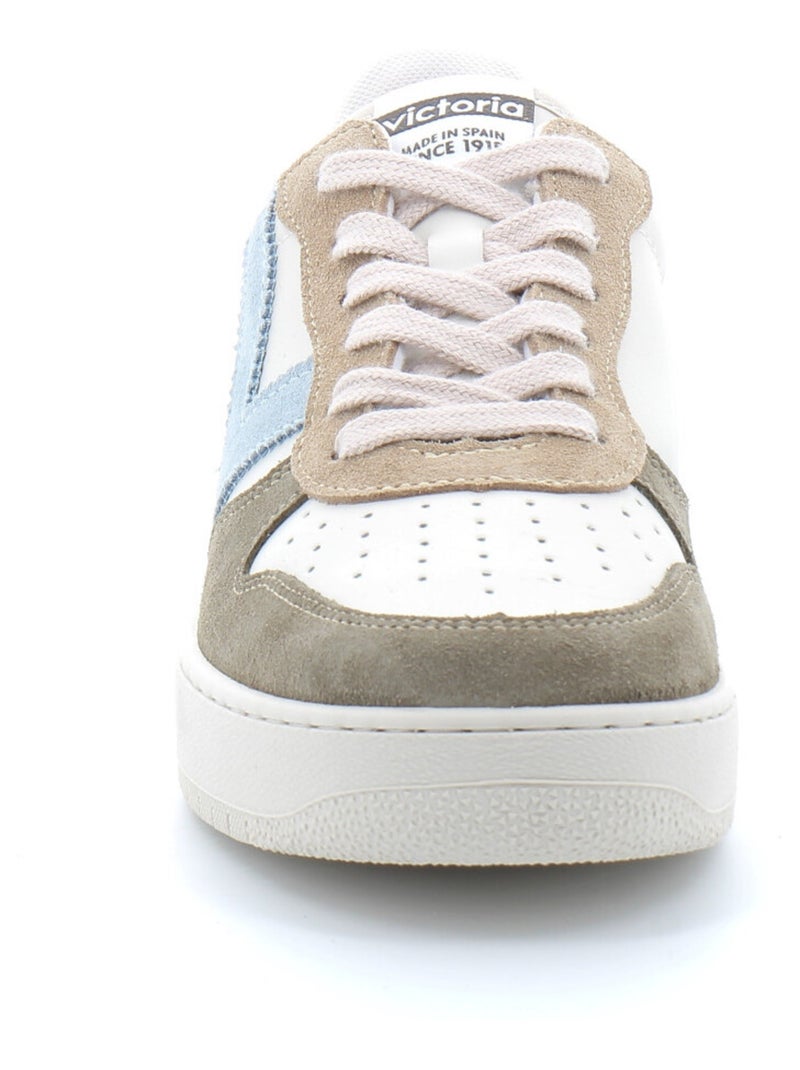 Basket Basse à Lacet Pour Femme Kaki - Kiabi