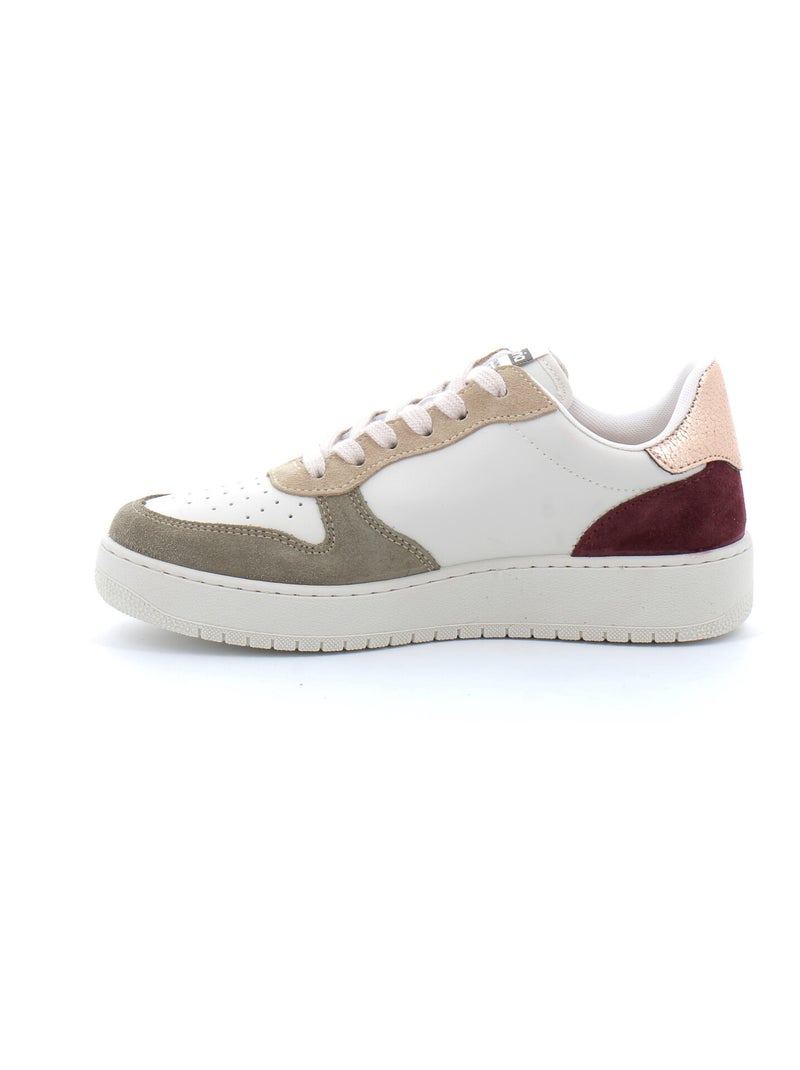 Basket Basse à Lacet Pour Femme Kaki - Kiabi