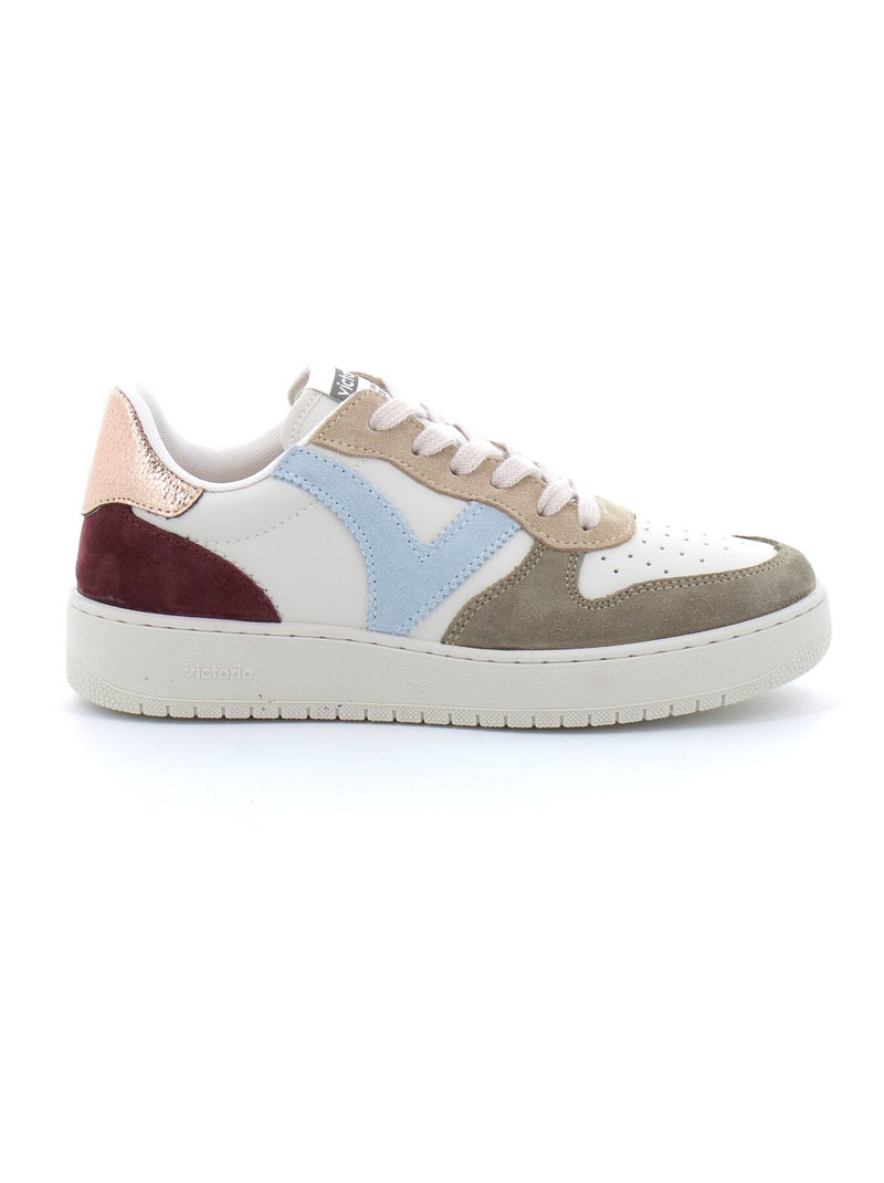 Basket Basse à Lacet Pour Femme Kaki - Kiabi