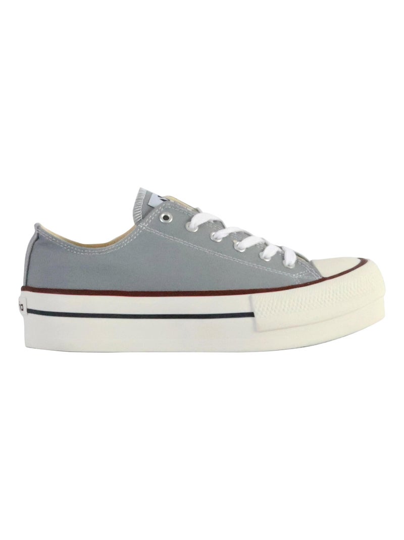 Basket Basse à lacet Victoria Gris - Kiabi