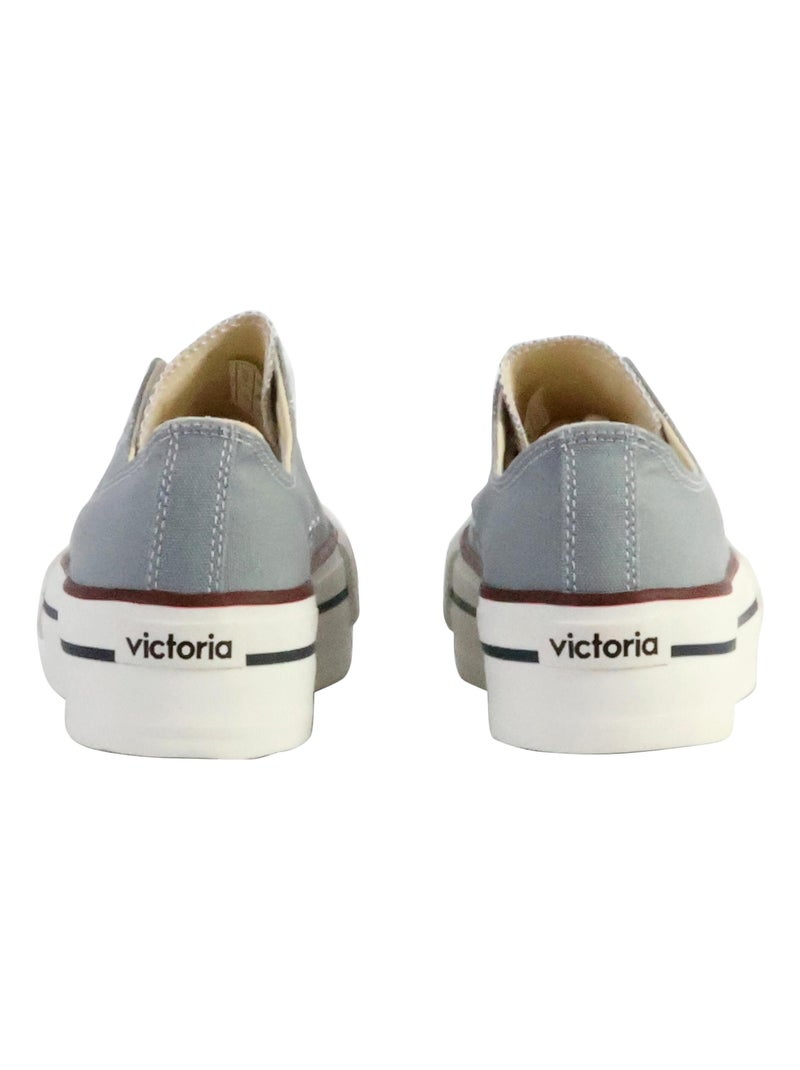 Basket Basse à lacet Victoria Gris - Kiabi